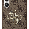 Guess Samsung Galaxy S24 Back Cover hoesje 4G Big Metal Logo Bruin
