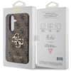 Guess Samsung Galaxy S24 Back Cover hoesje 4G Big Metal Logo Bruin
