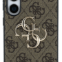 Guess Samsung Galaxy S25 Back Cover hoesje 4G PU Big Logo Bruin