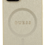 Guess iPhone 15 Hardcase Back Cover Saffiano Beige