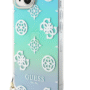 Guess iphone 15 Back Cover Case Glitter Turquoise