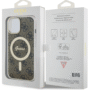 Guess iPhone 15 Back Cover hoesje Magsafe IML 4G Bruin
