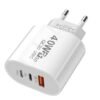 40W Power Delivery en Quick Charge Adapter Wit