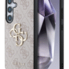 Guess Samsung Galaxy S25 Back Cover hoesje 4G PU Big Logo Roze