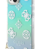 Guess iphone 15 Back Cover Case Glitter Turquoise