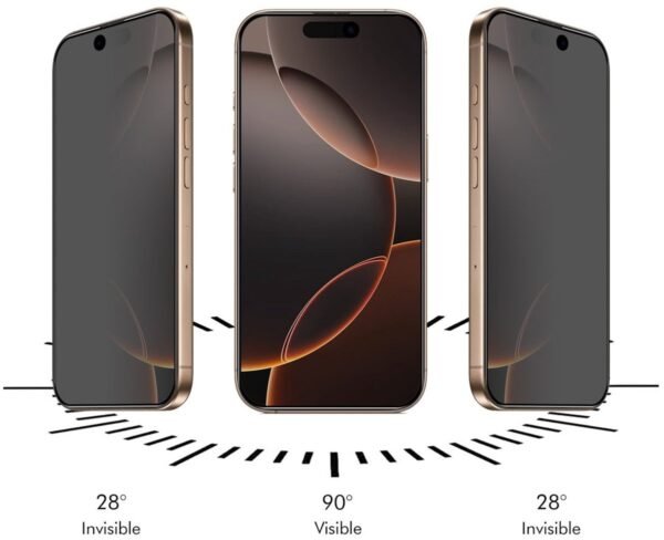 Solidenz Perfect Fit Anti Spy Screen Protector iPhone 14 Pro Max - Afbeelding 3
