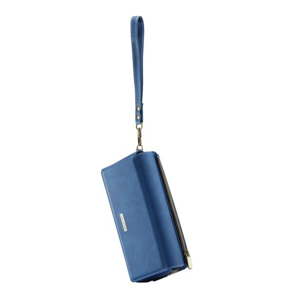 Solidenz Universeel Schoudertas voor Telefoon en Portemonnee tot 7.5 inch – Blauw - Afbeelding 3
