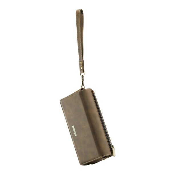 Solidenz Universeel Schoudertas voor Telefoon en Portemonnee tot 7.5 inch – Bruin - Afbeelding 3