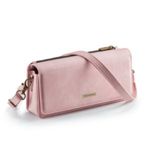 Solidenz Universeel Schoudertas voor Telefoon en Portemonnee tot 7.5 inch – Roze