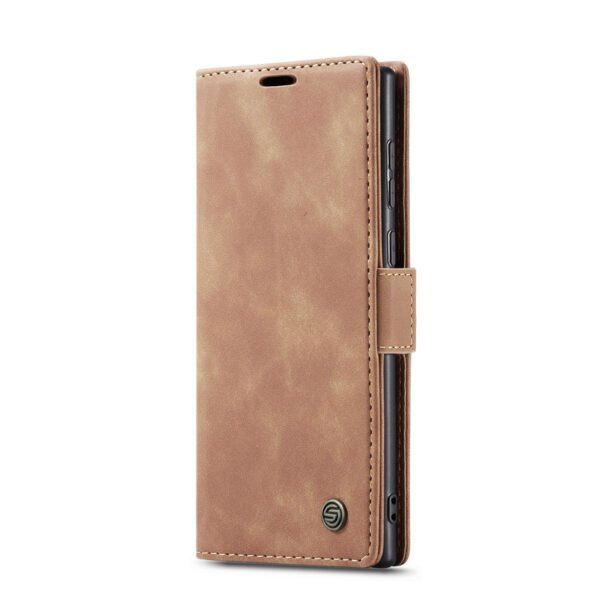 Solidenz Urban Book Samsung Galaxy S25 Ultra hoesje – Bruin