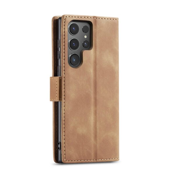 Solidenz Urban Book Samsung Galaxy S25 Ultra hoesje – Bruin - Afbeelding 2