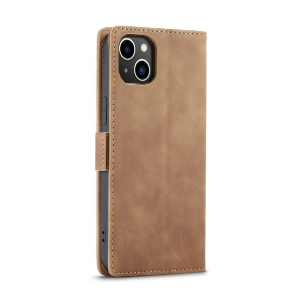 Solidenz Urban Book Iphone 15 hoesje Met Pasjeshouder Bruin - Afbeelding 6