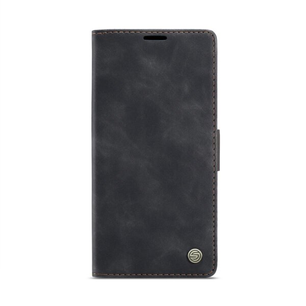 Solidenz Urban Book Iphone 15 hoesje Met Pasjeshouder Zwart