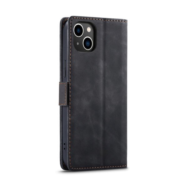 Solidenz Urban Book Iphone 15 hoesje Met Pasjeshouder Zwart - Afbeelding 2