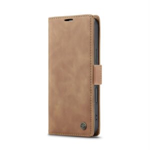 Solidenz Urban Book Iphone 16 hoesje Met Pasjeshouder Bruin