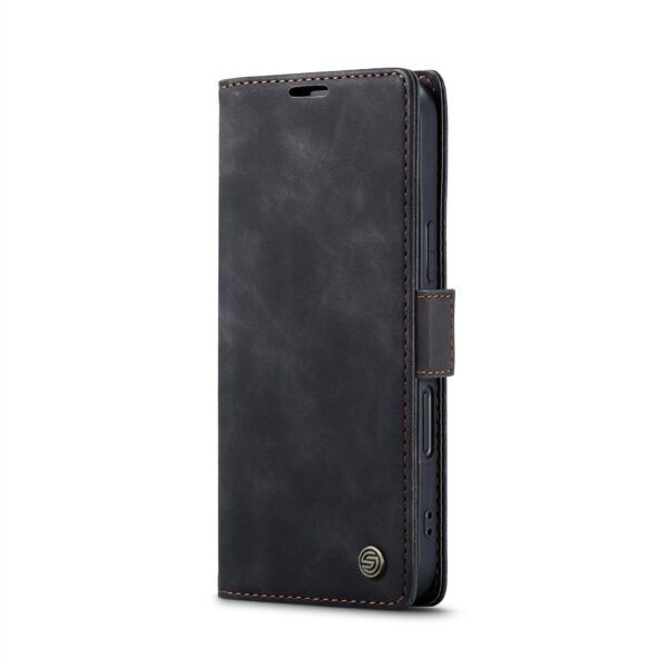 Solidenz Urban Book Iphone 16 hoesje Met Pasjeshouder Zwart - Afbeelding 3