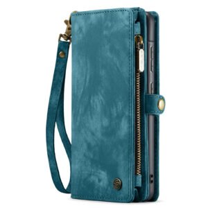 Solidenz Urban Wallet Samsung Galaxy S25 Ultra hoesje Met Pasjeshouder Blauw
