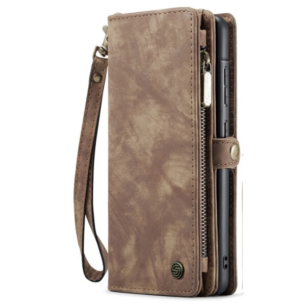 Solidenz Urban Wallet Samsung Galaxy S25 hoesje Met Pasjeshouder Bruin