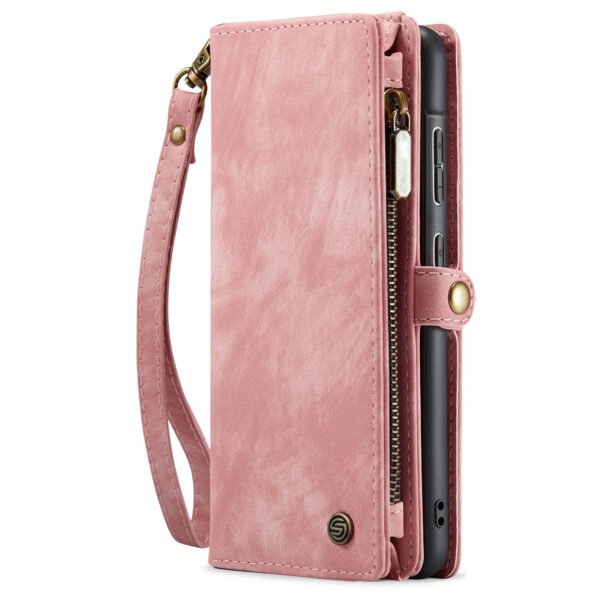 Solidenz Urban Wallet Samsung Galaxy S25 hoesje Met Pasjeshouder Roze