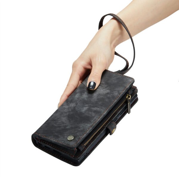 Solidenz Urban Wallet Samsung Galaxy S25 hoesje Met Pasjeshouder Zwart - Afbeelding 6