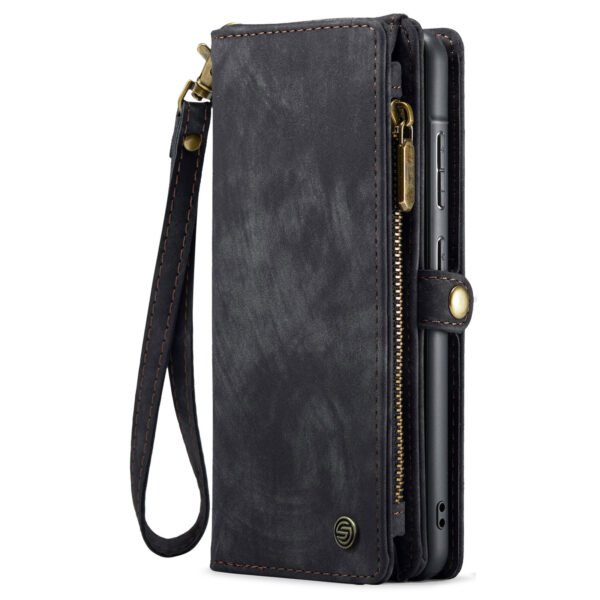 Solidenz Urban Wallet Samsung Galaxy S25 hoesje Met Pasjeshouder Zwart