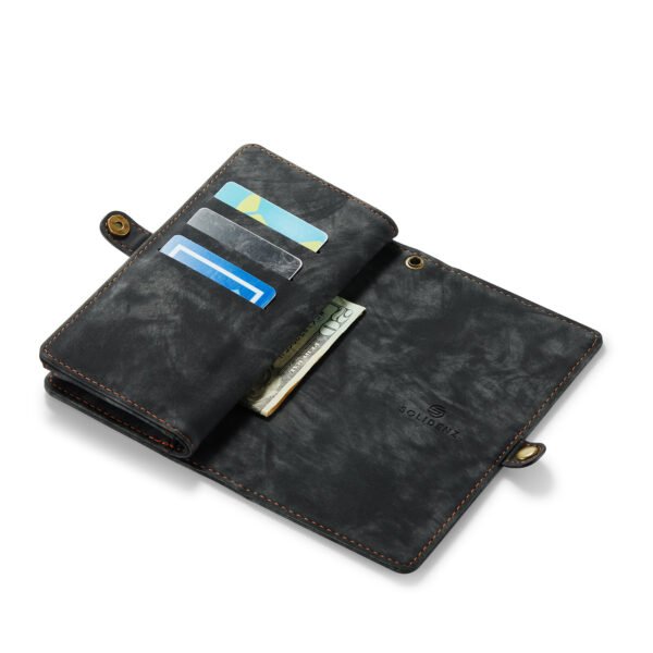 Solidenz Urban Wallet Samsung Galaxy S25 hoesje Met Pasjeshouder Zwart - Afbeelding 5