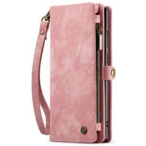 Solidenz Urban Wallet Samsung Galaxy S25 Ultra hoesje Met Pasjeshouder Roze