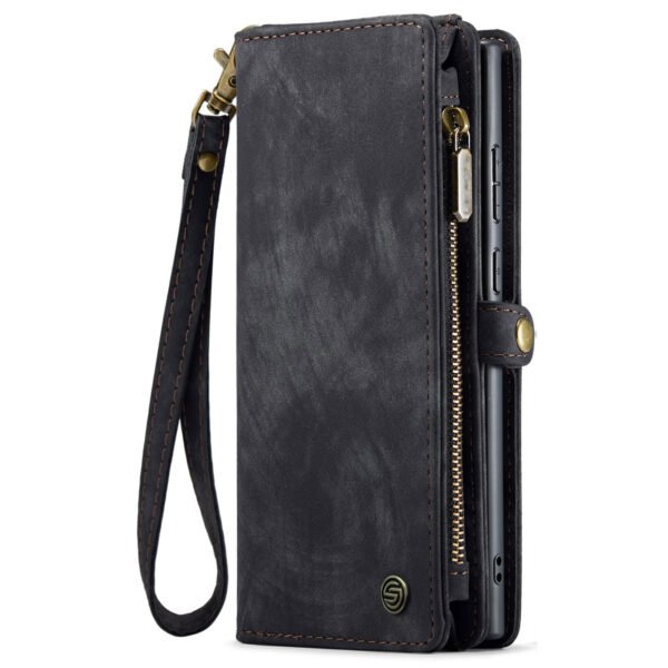 Solidenz Urban Wallet Samsung Galaxy S25 Ultra hoesje Met Pasjeshouder Zwart