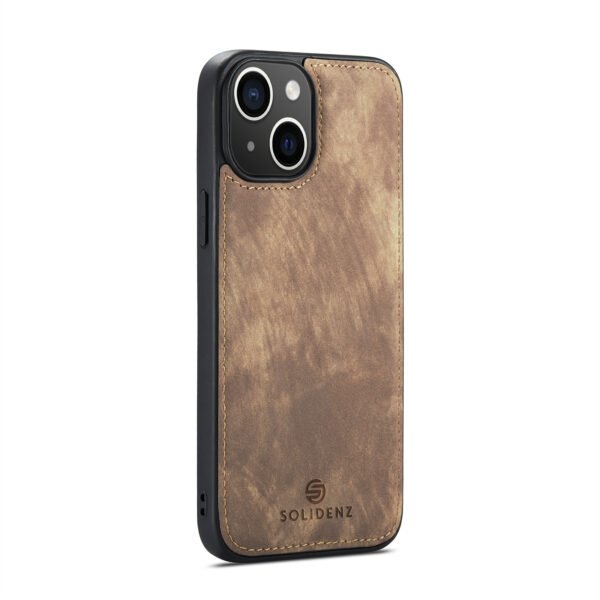 Solidenz Urban Wallet Iphone 15 hoesje Met Pasjeshouder Bruin - Afbeelding 2
