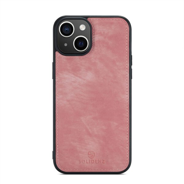 Solidenz Urban Wallet Iphone 15 hoesje Met Pasjeshouder Roze - Afbeelding 2