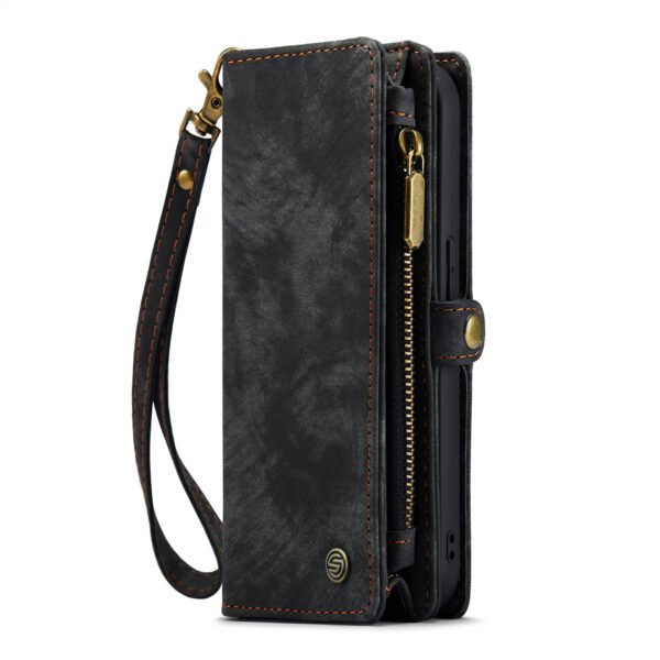 Solidenz Urban Wallet Iphone 15 hoesje Met Pasjeshouder Zwart
