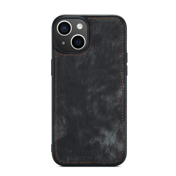 Solidenz Urban Wallet Iphone 15 hoesje Met Pasjeshouder Zwart - Afbeelding 2